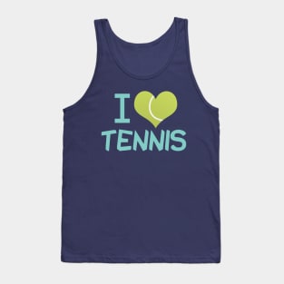 I Love Tennis Tank Top